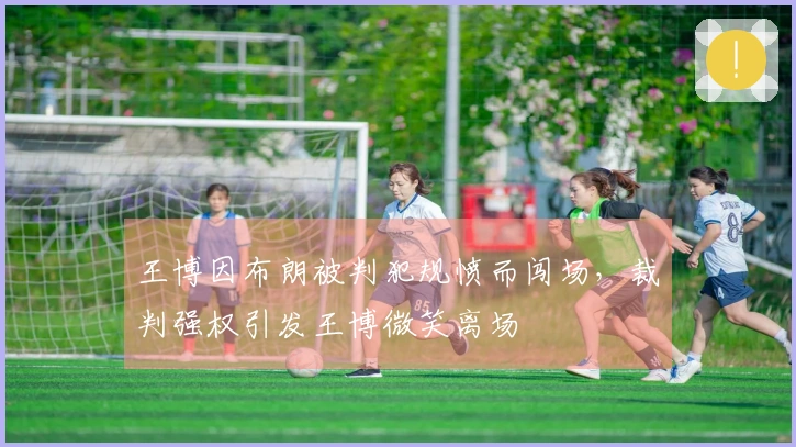 王博因布朗被判犯规愤而闯场，裁判强权引发王博微笑离场